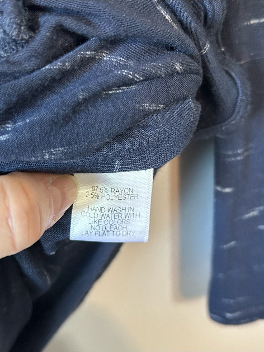 Olivia Moon Cowl Neck top - Picture 9 of 9